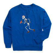 Running Raglan Crew Neck Pullover - Never Stop Running