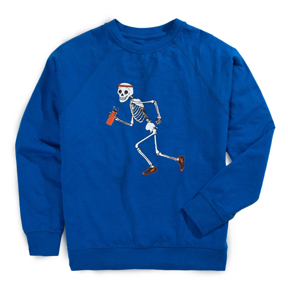 Running Raglan Crew Neck Pullover - Never Stop Running