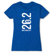 Women's Everyday Runners Tee - New York City 26.2 Vertical