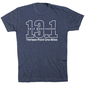 Running Short Sleeve T-Shirt - Half Marathoner 13.1 Miles