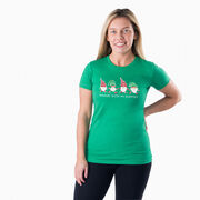 Women's Everyday Runners Tee - Runnin' With My Gnomies&reg; - Christmas