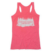 Women's Everyday Tank Top - Into the Forest I Must Go Running