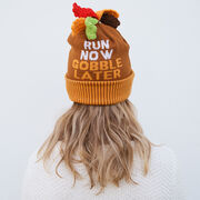 Running Knit Hat - Run Now Gobble Later® Turkey