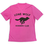 Women's Short Sleeve Tech Tee - Run Club Lone Wolf