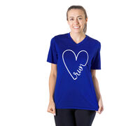 Women's Short Sleeve Tech Tee - Run With Love