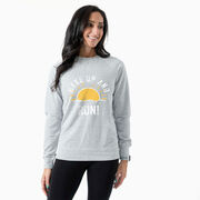 Running Raglan Crew Neck Pullover - Wake Up And Run