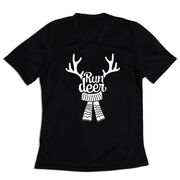 Women's Short Sleeve Tech Tee - Run Deer