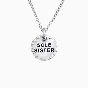 Livia Collection Sterling Silver Scalloped Sole Sister Necklace