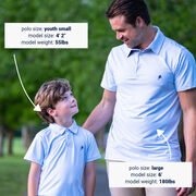 Pickleball Short Sleeve Polo Shirt - Cross Court