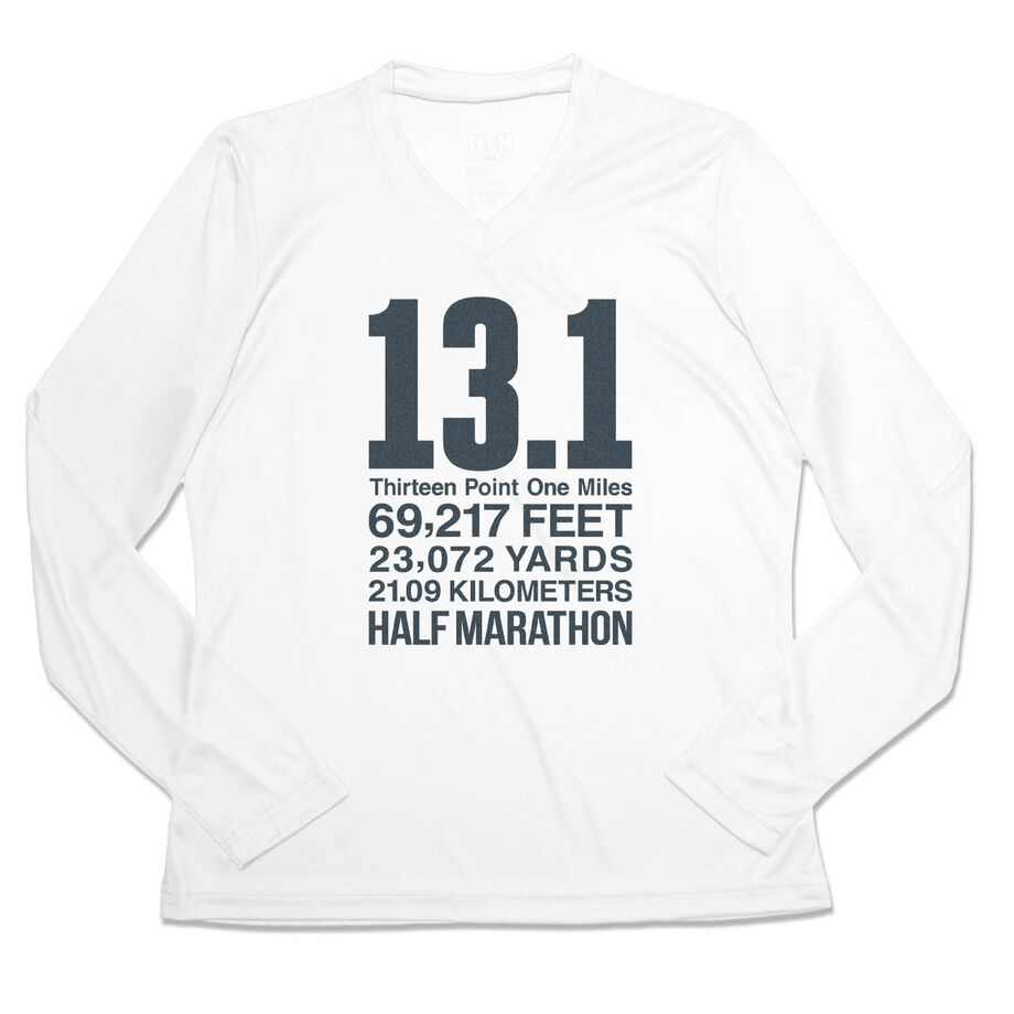 Women's Long Sleeve Tech Tee - 13.1 Math Miles