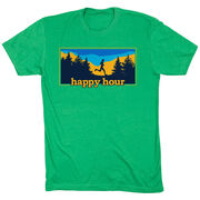 Running Short Sleeve T-Shirt - Happy Hour Runner