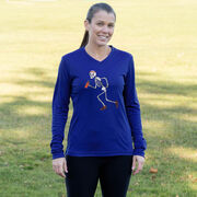 Women's Long Sleeve Tech Tee - Never Stop Running