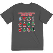 Men's Running Short Sleeve Performance Tee - The 12 Miles of Christmas