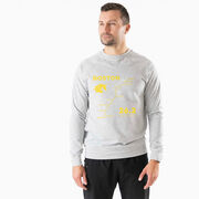 Running Raglan Crew Neck Pullover - Boston Route