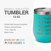 Running Travel Wine Tumbler - Sole Sisters Mantra