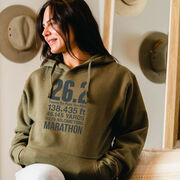 Statement Fleece Hoodie -  26.2 Math Miles