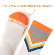 Socrates&reg; Mid-Calf Performance Socks - Follow Your Inner Compass