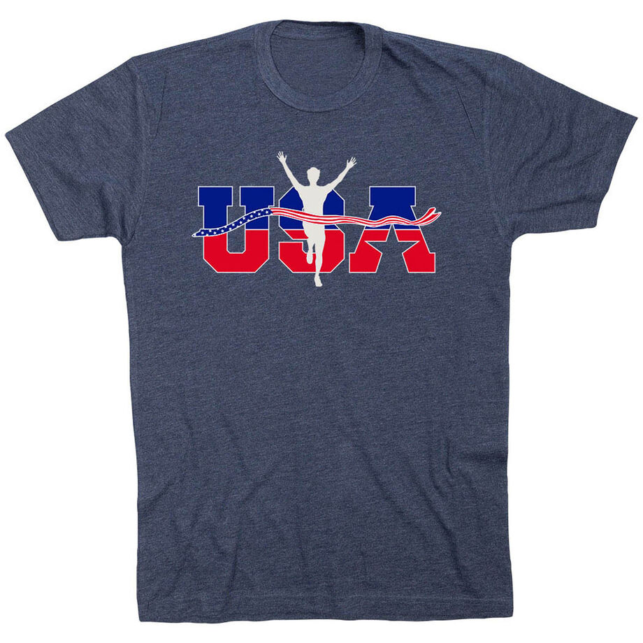 Running Short Sleeve T-Shirt - USA Runner