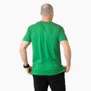 Running Short Sleeve T-Shirt - Life's Short Run Long (Mountains)