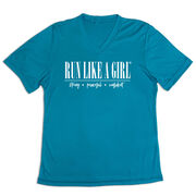 Women's Short Sleeve Tech Tee - Run Like A Girl&#174;