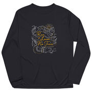 Men's Running Long Sleeve Performance Tee - Run and Leave No Trace