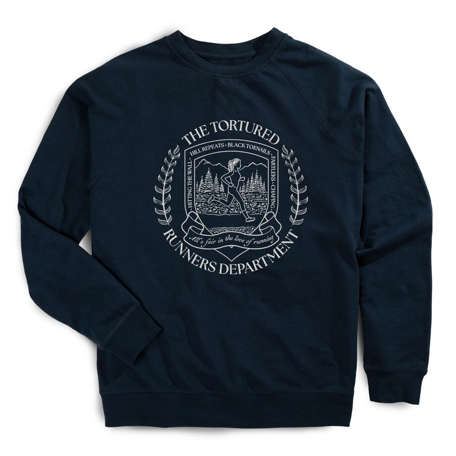 Running Raglan Crew Neck Sweatshirt - The Tortured Runners Department