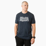 Hiking Short Sleeve T-Shirt - Into the Forest I Must Go Hiking