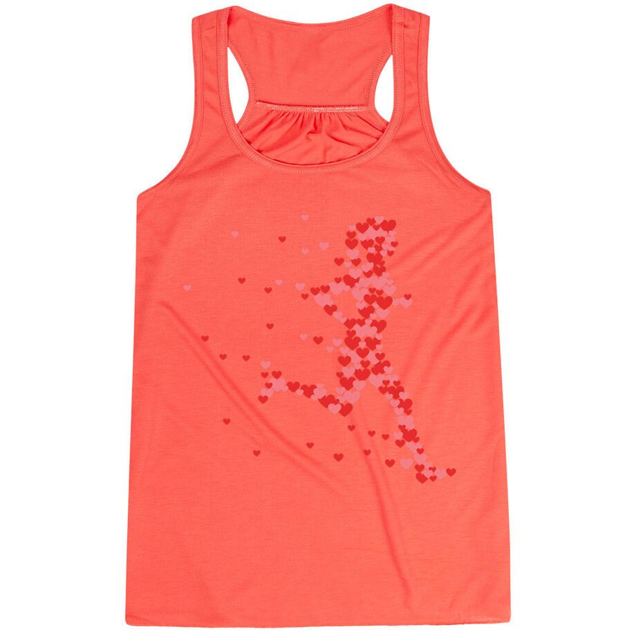 Flowy Racerback Tank Top - Heartfelt Runner Girl