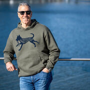 Statement Fleece Hoodie -  I'd Rather Be Running with My Dog