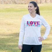 Women's Long Sleeve Tech Tee - Love Hate Running