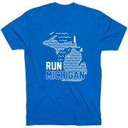 Running Short Sleeve T-Shirt - Run Michigan