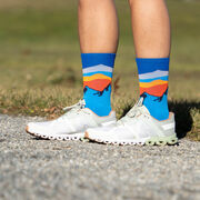 Socrates&reg; Mid-Calf Performance Socks - Free & Wild 