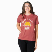 Running Short Sleeve T-Shirt - Wake Up And Run