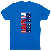 Running Short Sleeve T-Shirt - Patriotic Run