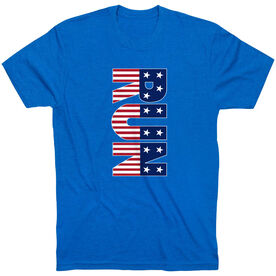 Running Short Sleeve T-Shirt - Patriotic Run