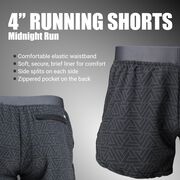 Running Streaker Shorts - Midnight Run 4" Inseam - Mens