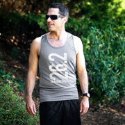 Men's Running Performance Tank Top - 26.2 Marathon Vertical