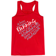 Flowy Racerback Tank Top - Live Love Run Heart