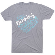 Running Short Sleeve Tee - Live Love Run Heart