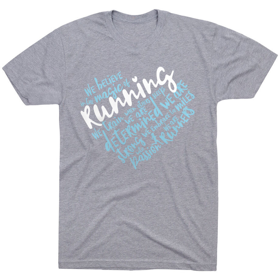 Running Short Sleeve Tee - Live Love Run Heart