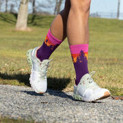 Socrates&reg; Mid-Calf Performance Socks - Happy Hour