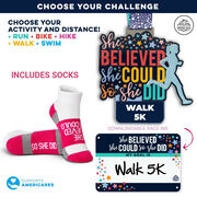 Virtual Race - She Believed She Could Custom Activity & Distance