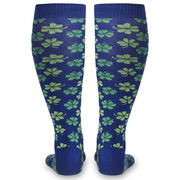 Woven Yakety Yak! Knee High Socks - Shamrocks