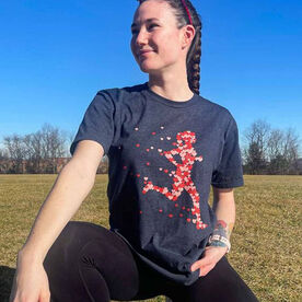 Running Short Sleeve T-Shirt - Heartfelt Runner Girl