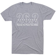 Running Short Sleeve T-Shirt - Marathoner 26.2 Miles