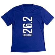 Women's Short Sleeve Tech Tee - Chicago 26.2 Vertical