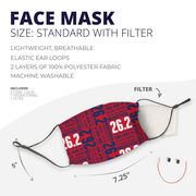 Running Face Mask - 26.2 Math Miles