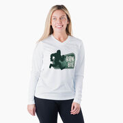 Women's Long Sleeve Tech Tee - Run Big