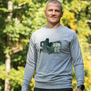 Running Raglan Crew Neck Sweatshirt - Run Big