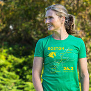 Women's Everyday Runners Tee - Boston Route